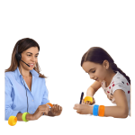 ⁦سوار التحفيز الحسي الملون (6) قطع⁩ - الصورة ⁦2⁩